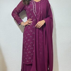 Luckhnowi chikankari sharara suit