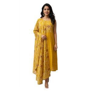 The Turmeric & Swirl Kurta Set
